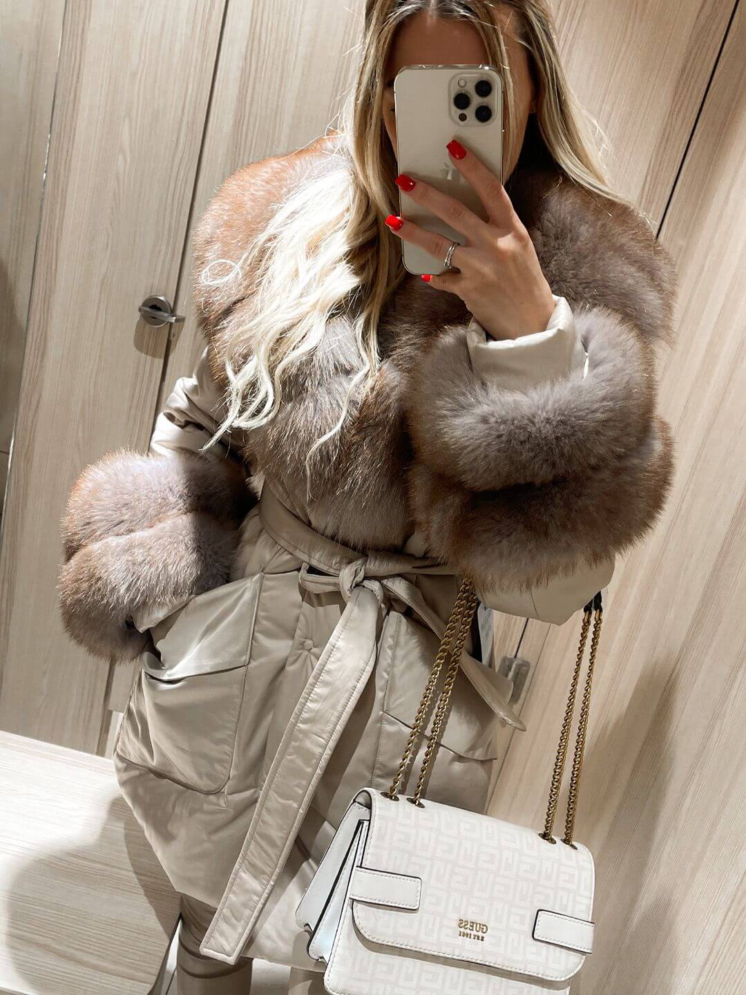 CHAQUETA PARKA DE PELO DE ZORRO EDICIÓN LIMITADA