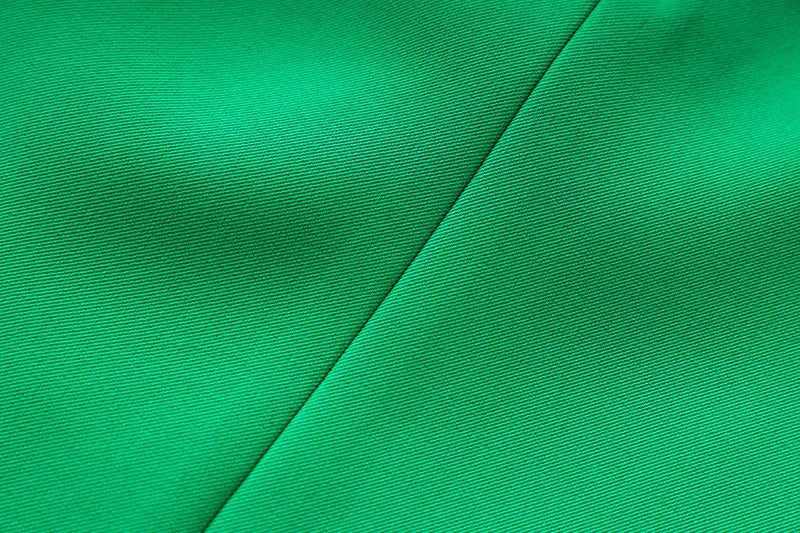 Set gonna due pezzi in verde