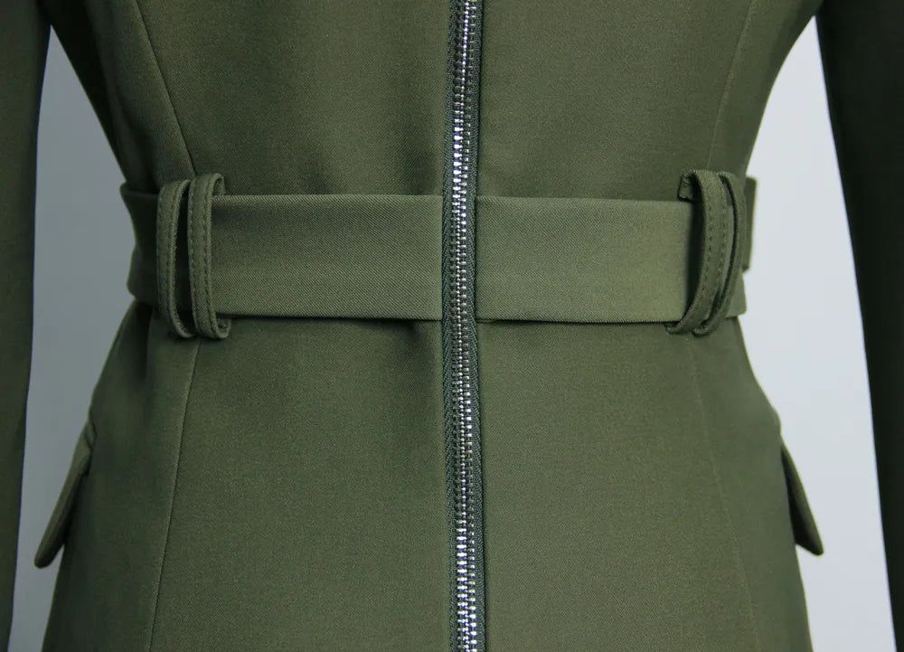 Abito blazer Jolie in verde militare