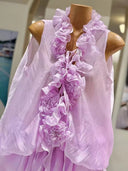 Lilac Bloom Two-Piece Set