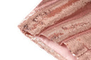 Set da due pezzi con paillettes Larissa color champagne 