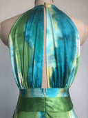 Ocean Mist Watercolor Gown