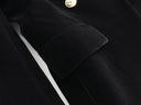 BLAZER DOPPIOPETTO IN VELLUTO NERO 