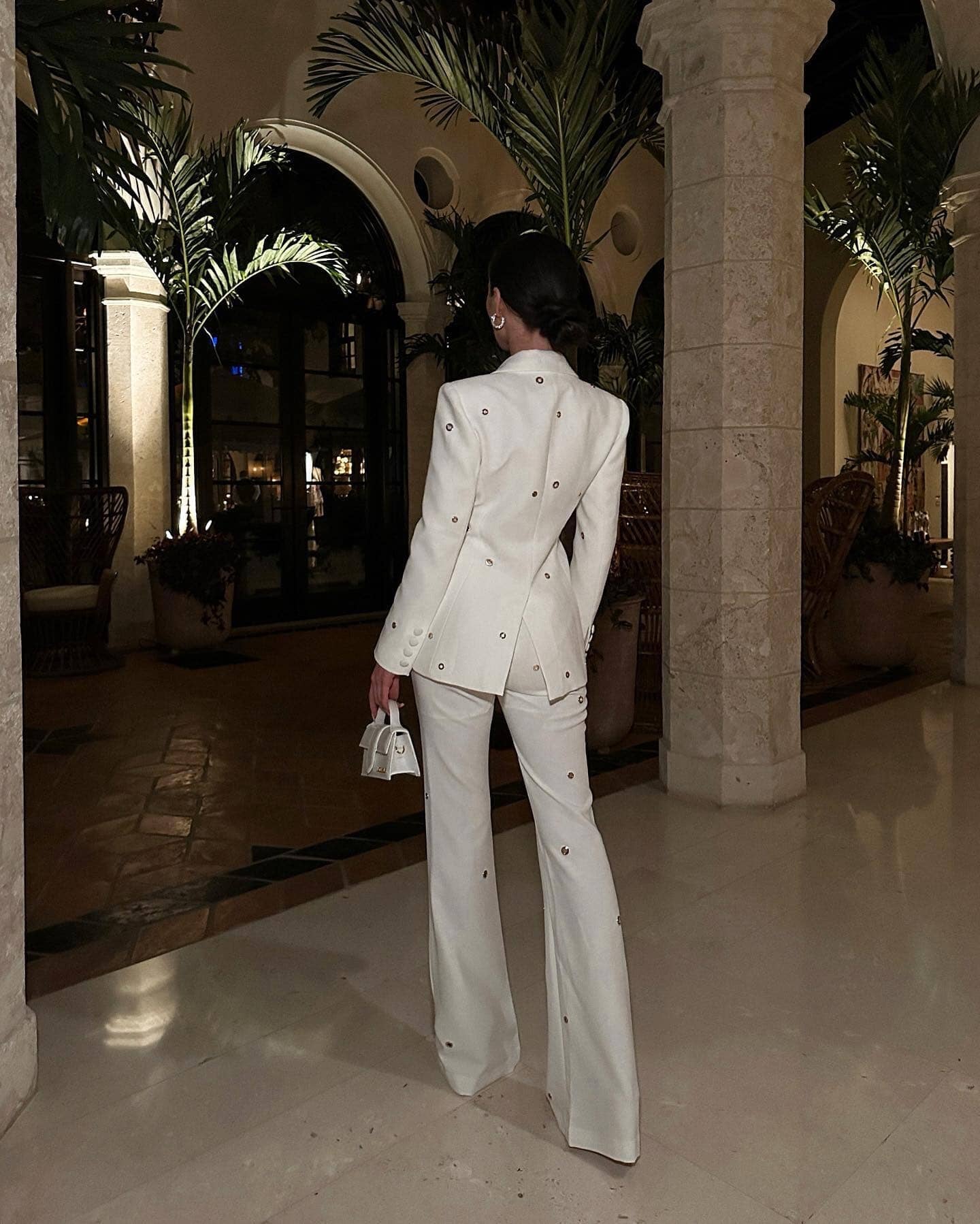 Conjunto Haifa Blanco Dos Piezas