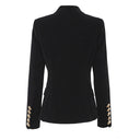 BLAZER DOPPIOPETTO IN VELLUTO NERO 