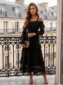 Noir Romance Lace Dress