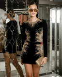 Bling Velvet Dress