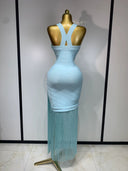 Aurora Fringe Bandage Dress
