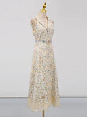 Floral Garden Lace Maxi Dress