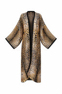 Asia Printed Silk Abaya
