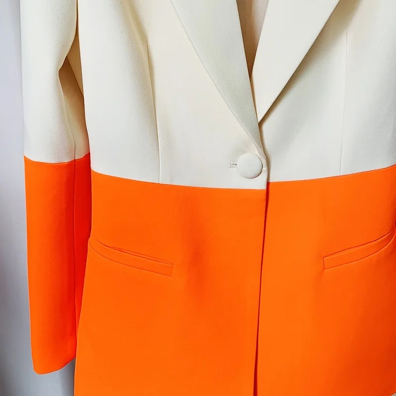 Conjunto de dos piezas Farah naranja