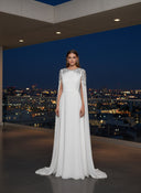 Beaded Split Evening Dress