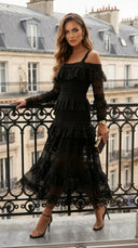 Noir Romance Lace Dress