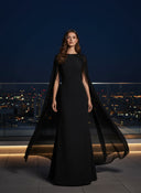 Beaded Split Evening Dress
