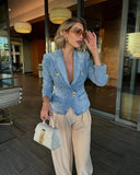 BLAZER IN DENIM DOPPIOPETTO