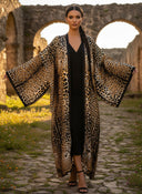 Asia Printed Silk Abaya