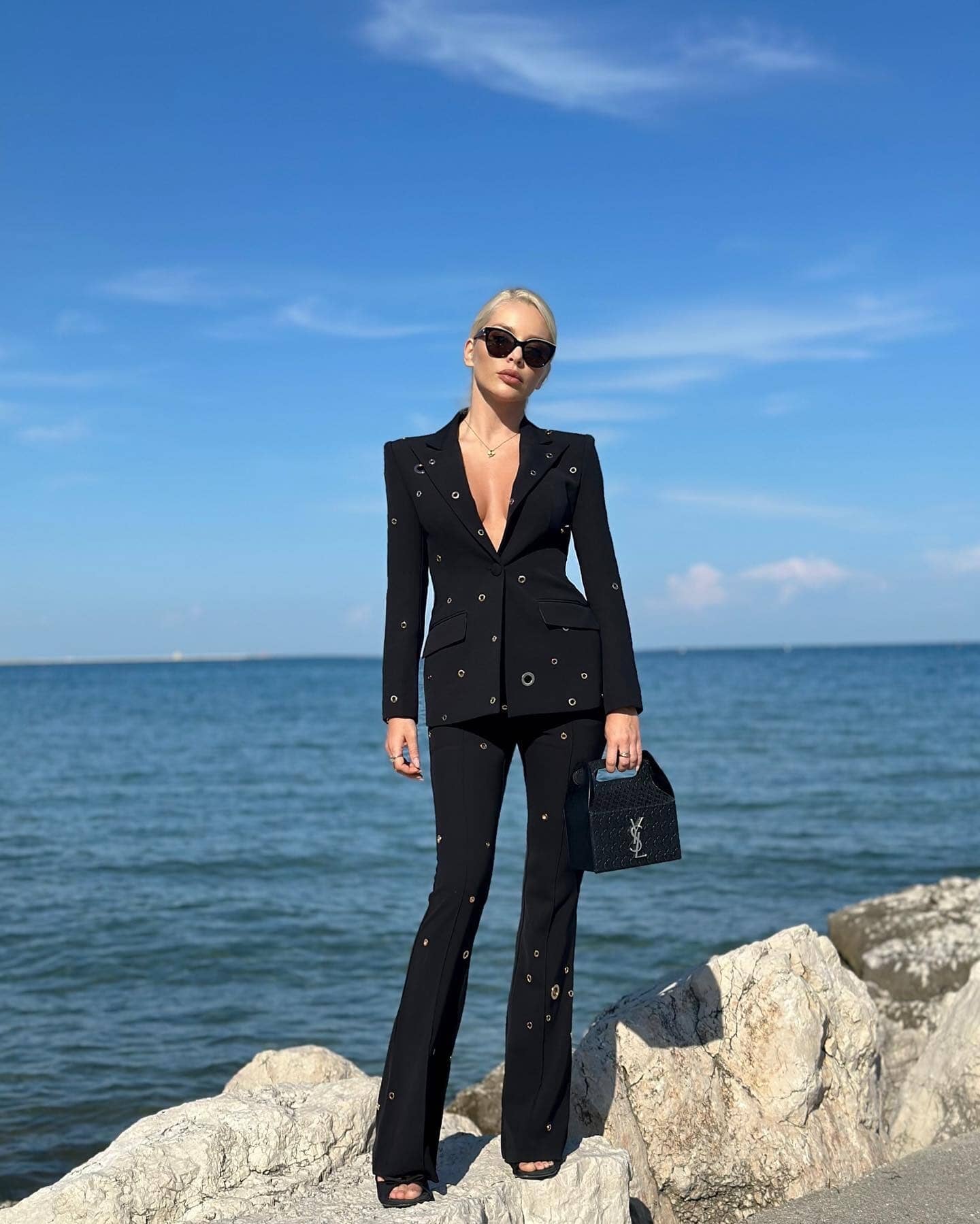 Set due pezzi Zeina nero