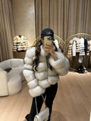 Tamara Fox Fur Genuine Leather Jacket