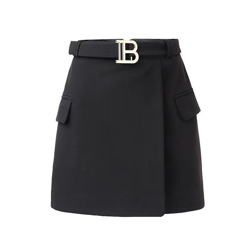 Set gonna due pezzi in bianco e nero