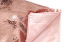 Set da due pezzi con paillettes Larissa color champagne 