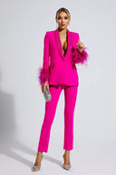 Barbara Fuchsia Two-Piece Set