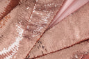 Set da due pezzi con paillettes Larissa color champagne 