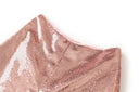 Set da due pezzi con paillettes Larissa color champagne 