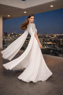 Beaded Split Evening Dress