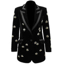 Black Velvet Blazer