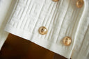 Set gonna retrò in due pezzi in bianco
