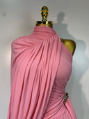 Blush Draped Mini Dress