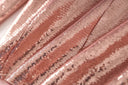 Set da due pezzi con paillettes Larissa color champagne 