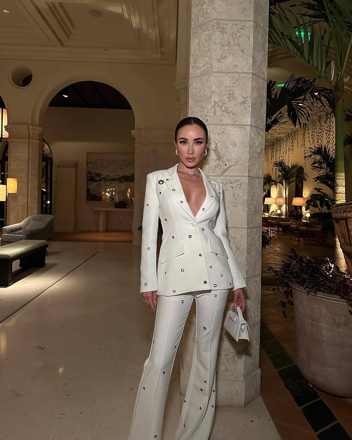 Conjunto Haifa Blanco Dos Piezas