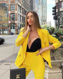 Set Due Pezzi Diana Giallo