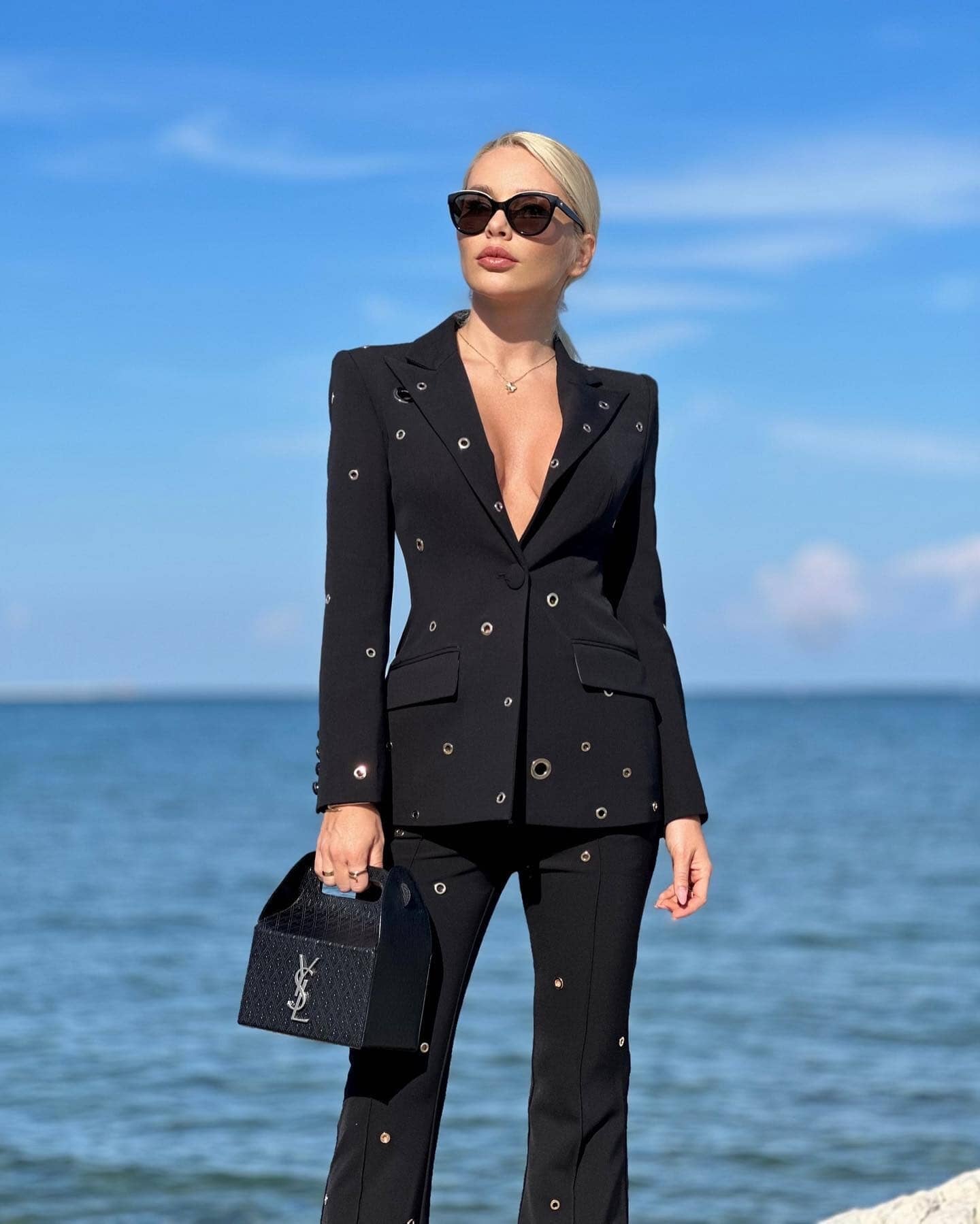 Set due pezzi Zeina nero
