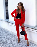 Alara Red Two-Piece Set