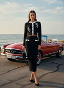 Embellished Knit Two-Piece Set