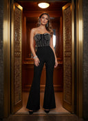 Pearls Bandage Jumpsuit