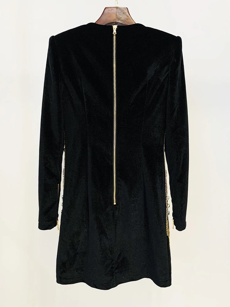 Bling Velvet Dress