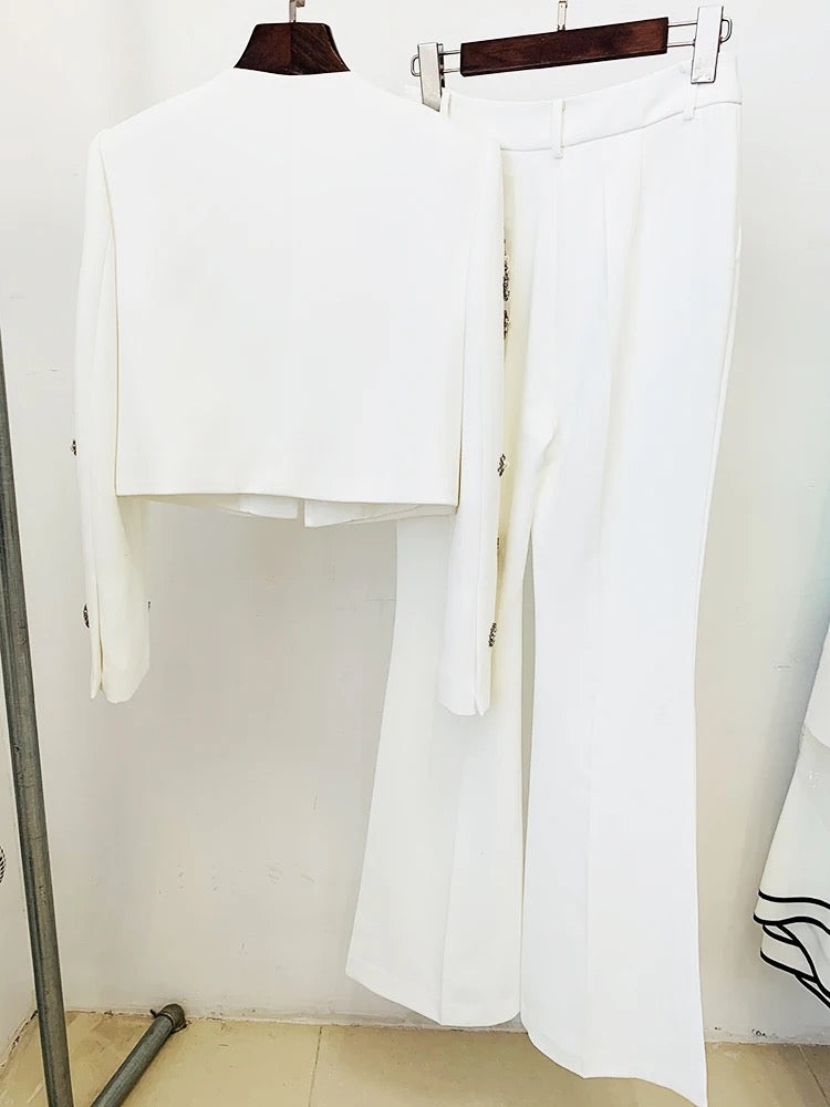 Conjunto Sarah Blanco Dos Piezas
