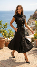 Midnight Command Midi Dress