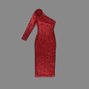 Abito midi con paillettes 
