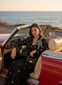 Embellished Maxi Dress with Cropped Jacket