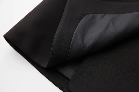 Set gonna due pezzi in bianco e nero