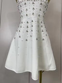 Embellished Strapless Bandage Dress