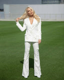 Set due pezzi Jovani bianco