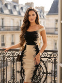 Monochrome Muse Bandage Dress