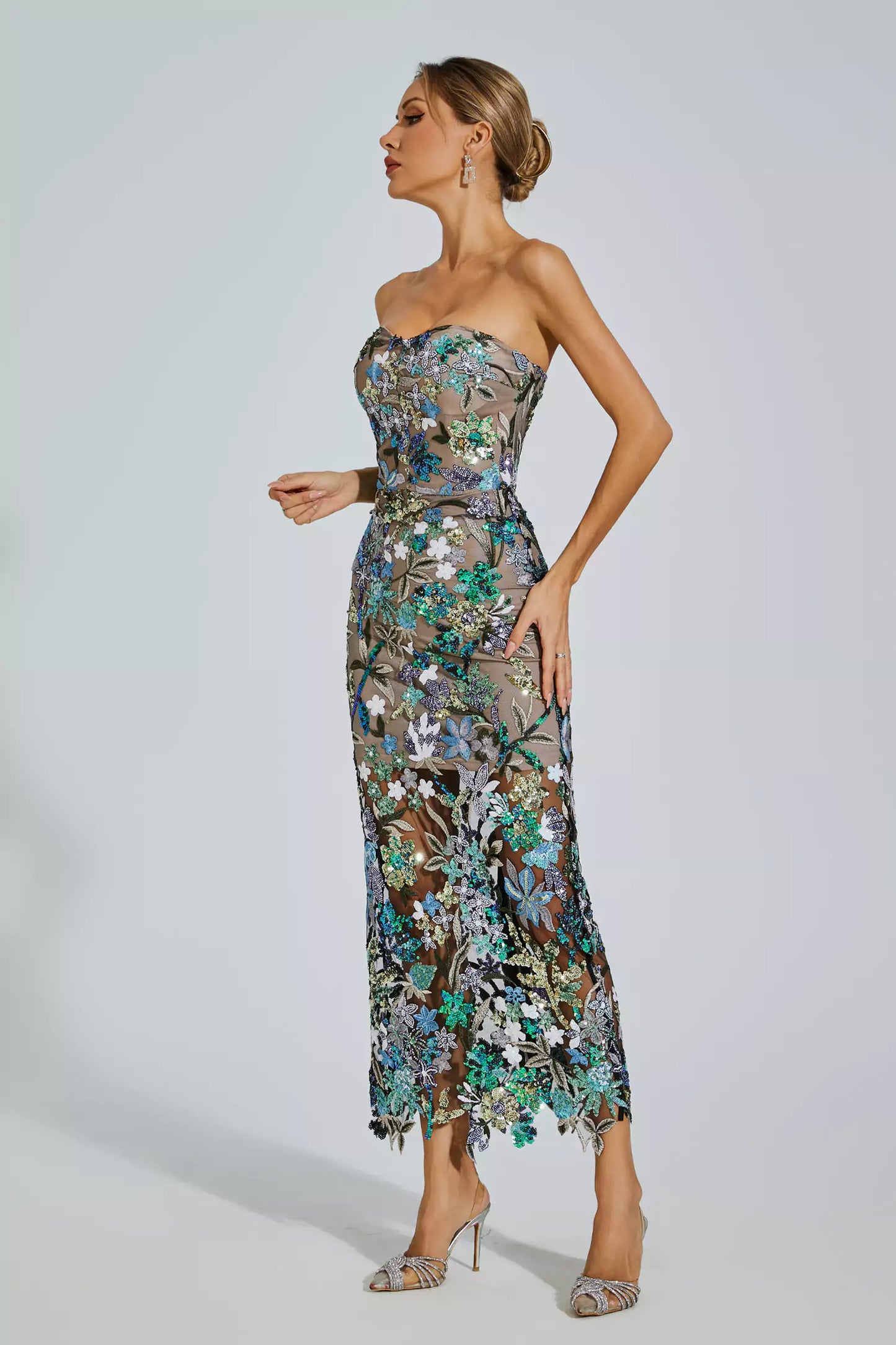 Micha Midi Sequin Dress