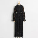 Abito in pizzo patchwork Hanna 