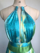 Ocean Mist Watercolor Gown